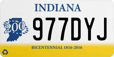 IN license plate 977DYJ