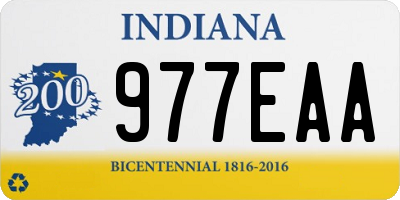 IN license plate 977EAA