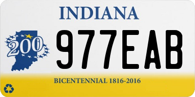 IN license plate 977EAB