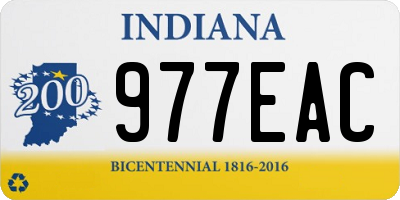 IN license plate 977EAC