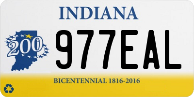 IN license plate 977EAL