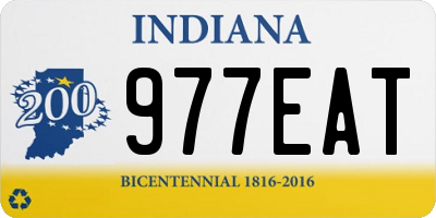 IN license plate 977EAT