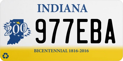IN license plate 977EBA