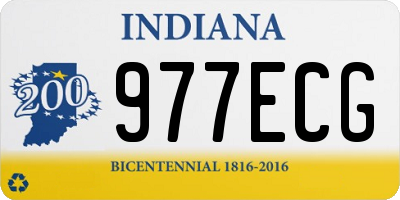 IN license plate 977ECG