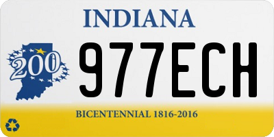 IN license plate 977ECH