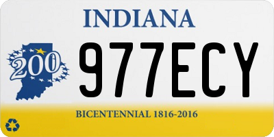 IN license plate 977ECY