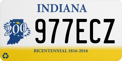 IN license plate 977ECZ