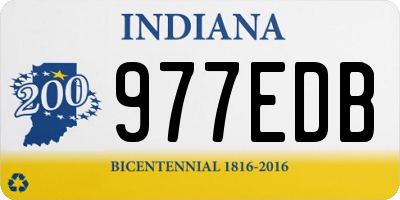 IN license plate 977EDB
