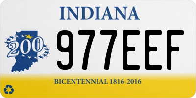 IN license plate 977EEF