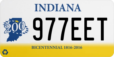 IN license plate 977EET