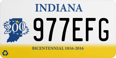 IN license plate 977EFG