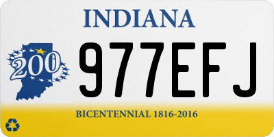 IN license plate 977EFJ