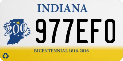 IN license plate 977EFO
