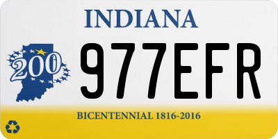 IN license plate 977EFR