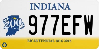 IN license plate 977EFW