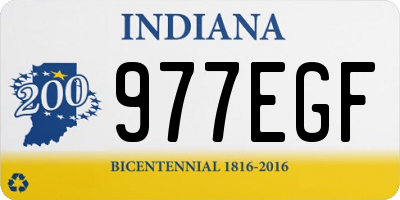 IN license plate 977EGF