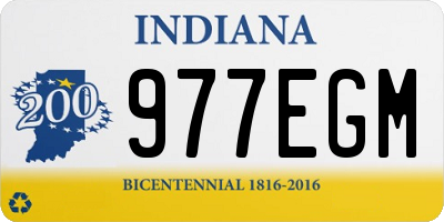 IN license plate 977EGM