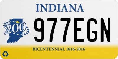 IN license plate 977EGN