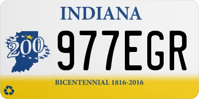IN license plate 977EGR