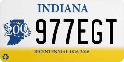 IN license plate 977EGT