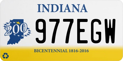 IN license plate 977EGW