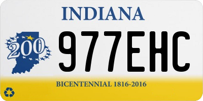 IN license plate 977EHC