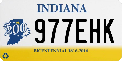 IN license plate 977EHK