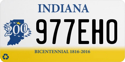 IN license plate 977EHO