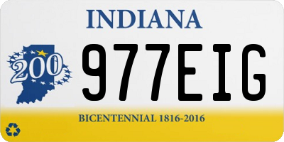 IN license plate 977EIG