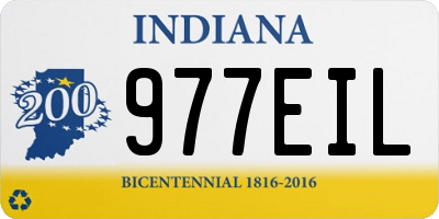 IN license plate 977EIL
