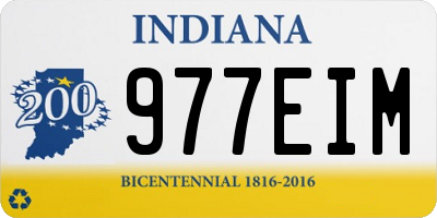 IN license plate 977EIM