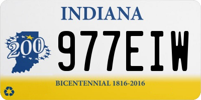 IN license plate 977EIW