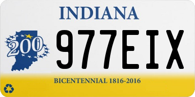 IN license plate 977EIX