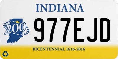 IN license plate 977EJD