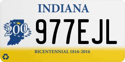 IN license plate 977EJL
