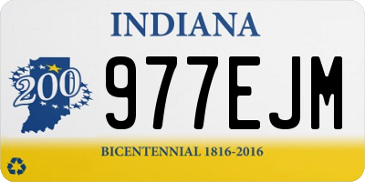 IN license plate 977EJM