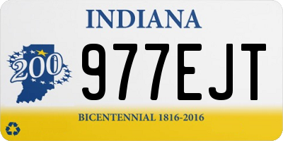 IN license plate 977EJT