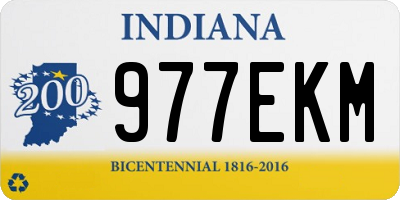 IN license plate 977EKM
