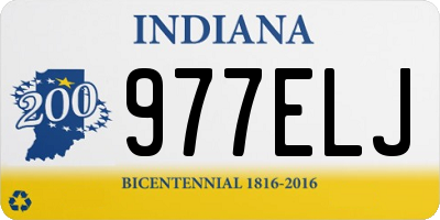 IN license plate 977ELJ