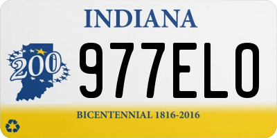 IN license plate 977ELO