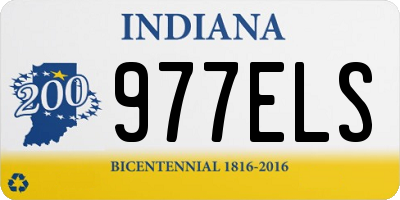IN license plate 977ELS