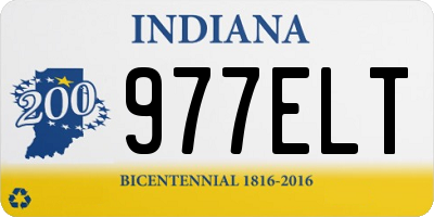 IN license plate 977ELT