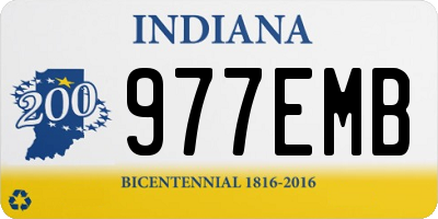IN license plate 977EMB