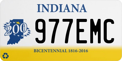 IN license plate 977EMC