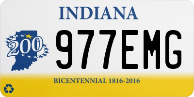 IN license plate 977EMG