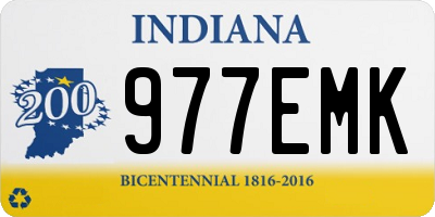 IN license plate 977EMK