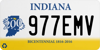IN license plate 977EMV