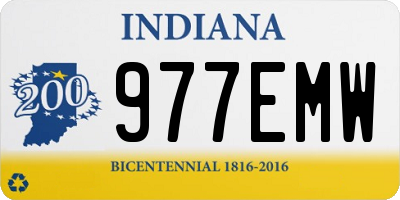 IN license plate 977EMW