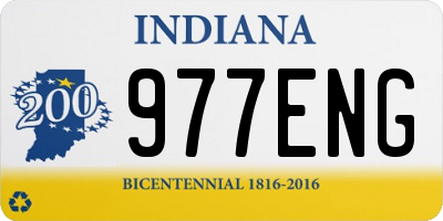 IN license plate 977ENG