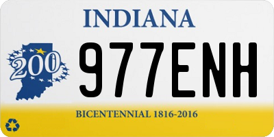 IN license plate 977ENH